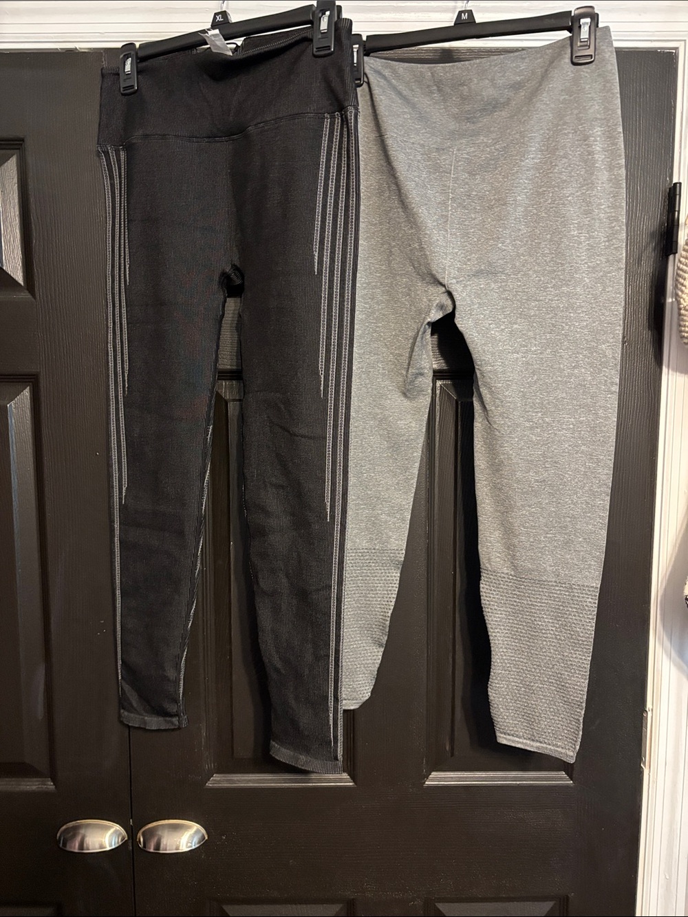 Fabletics Seamless Leggings Duo - Black & Gray